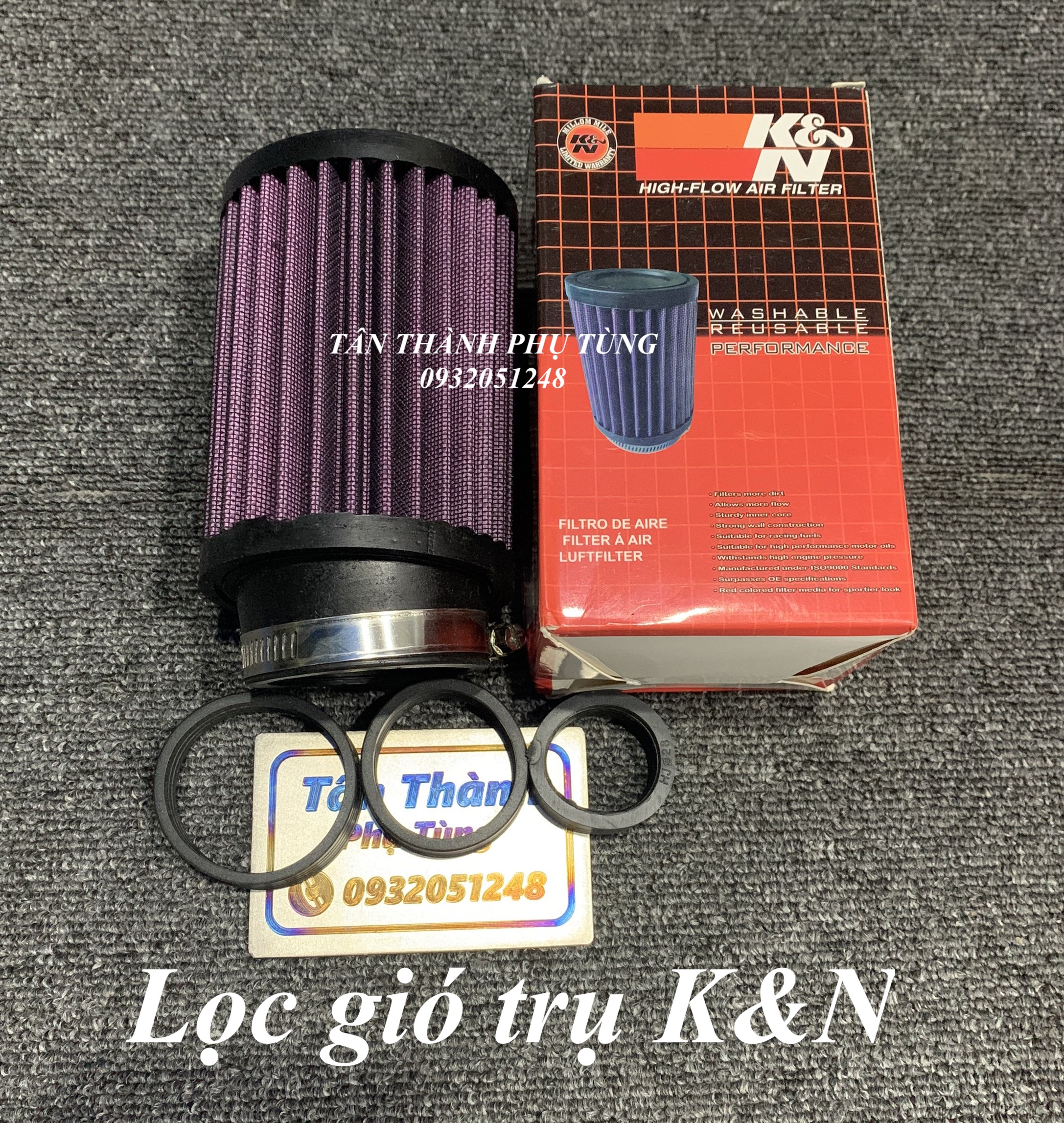 Pô e KN 3 loại co gắn được nhiều họng xăng