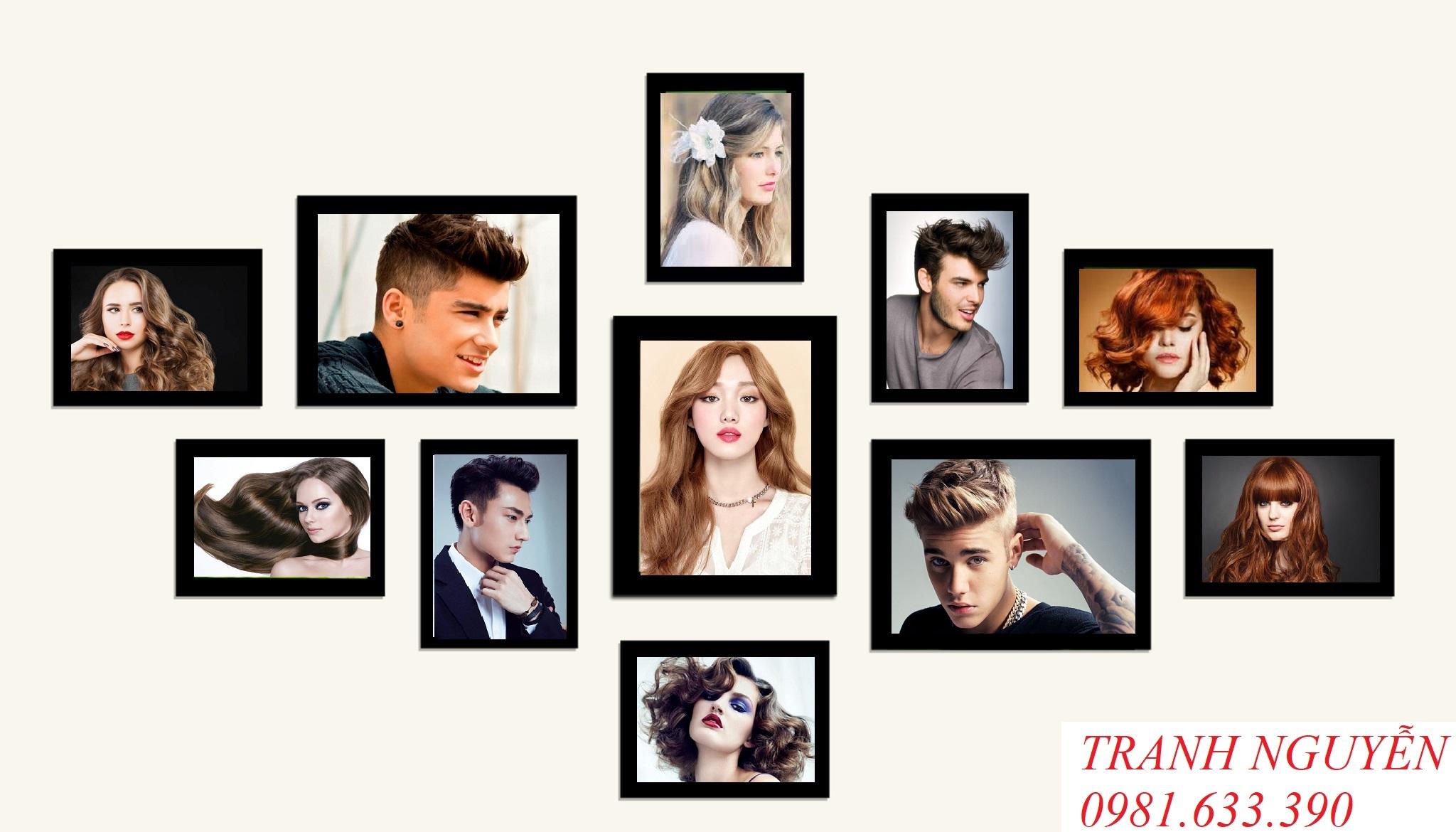 BỘ 11 TRANH TÓC NAM NỮ