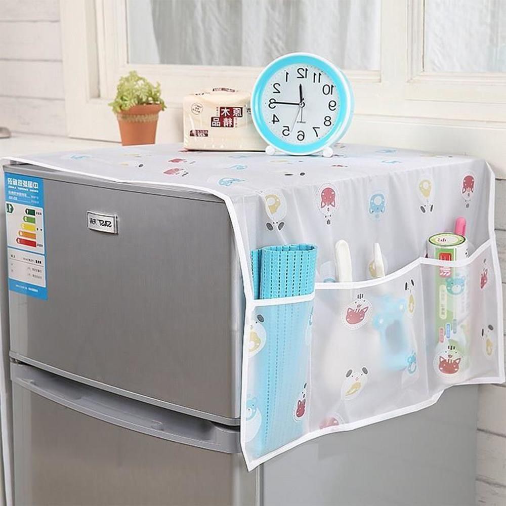 Tấm phủ tủ lạnh trang trí và chứa đồ