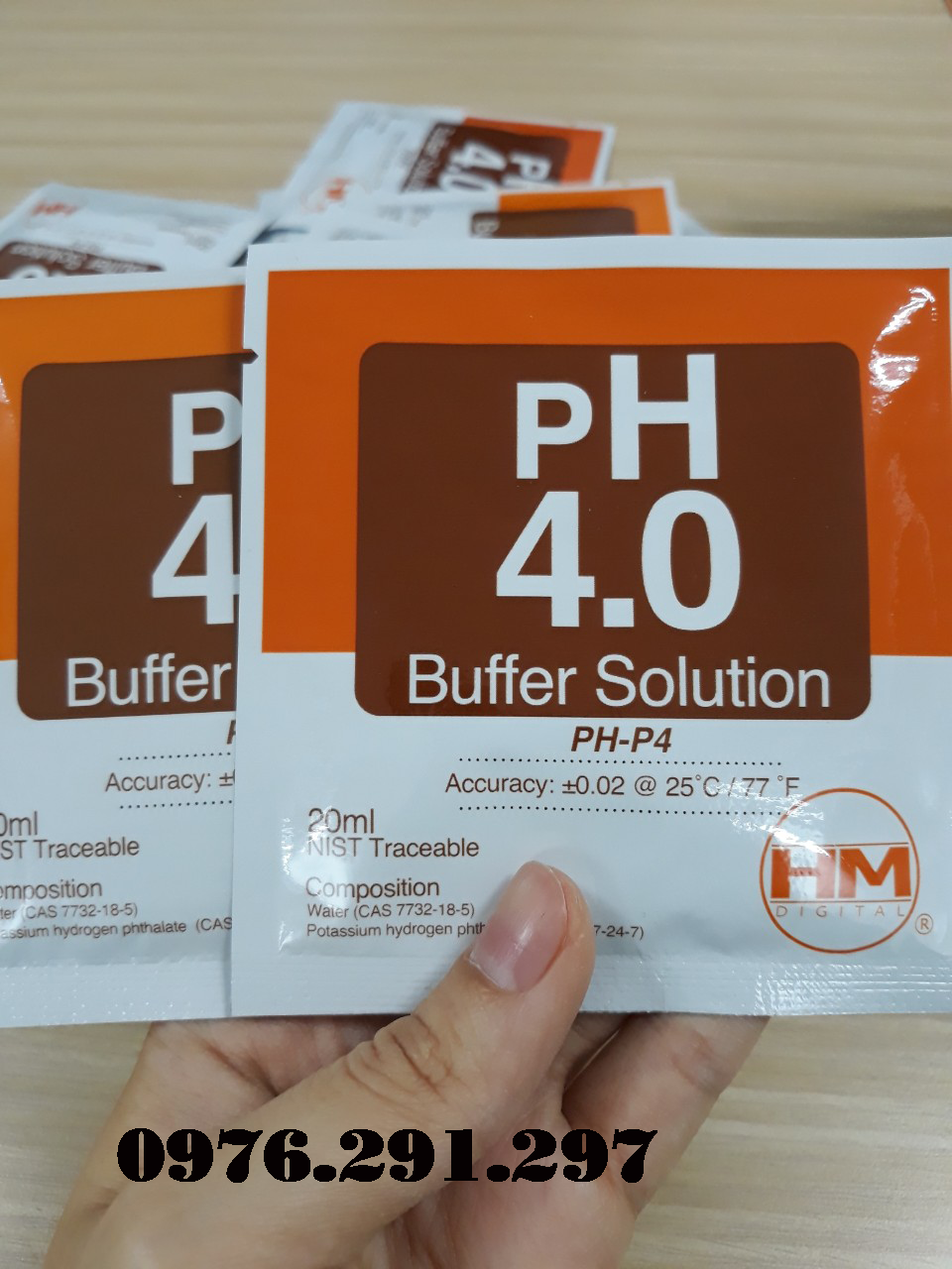 [HCM]Gói dung dịch PH4 - Dung dịch chuẩn PH4
