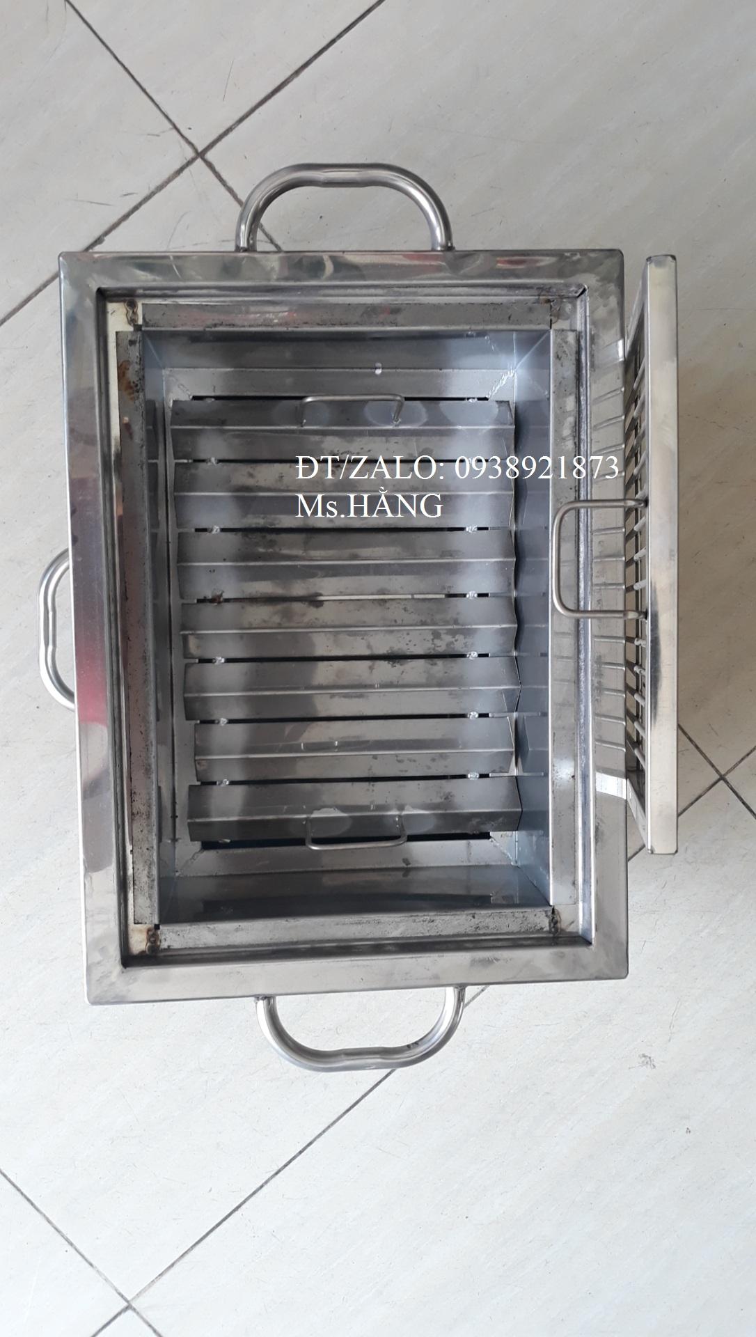 [HCM]LÒ NƯỚNG THAN  INOX 2 LỚP