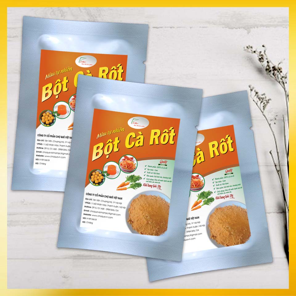 Bột Cà Rốt Gói 20g