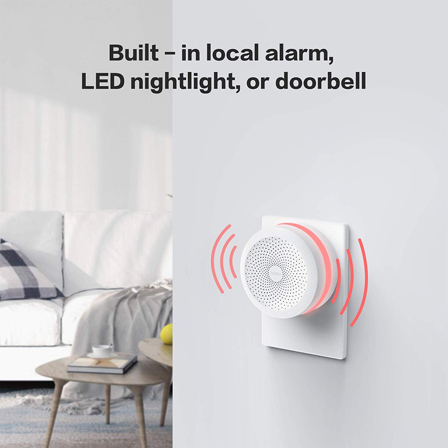 Quốc Tế Cảm biến cửa Aqara Door Sensor/T1 tương thích Apple HomeKit Aqara Home, Hàng Chính Hãng, Bảo hành 1 Năm