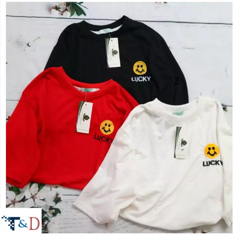 [HCM]ÁO THUN NỮ LUCKY THỜI TRANG NHIỀU MÀU