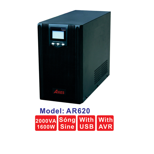 Bộ Lưu Điện UPS ARES Model AR620