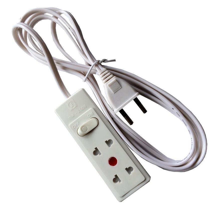 Ổ cắm điện mini Du Lịch 2.5 mét 2000W 15A