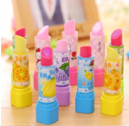 Set 3 Tẩy Gôm Bút Chì Son Môi