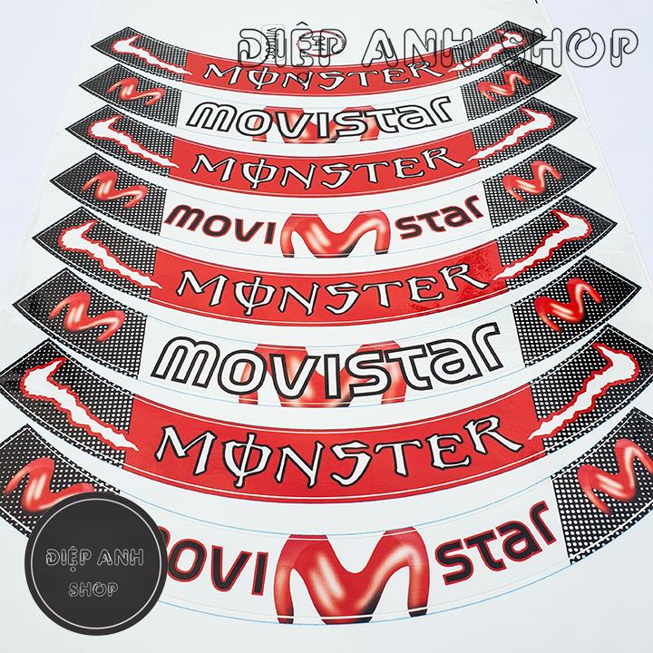 Tem vành bản to MONSTER - MS041 - Tem dán vành