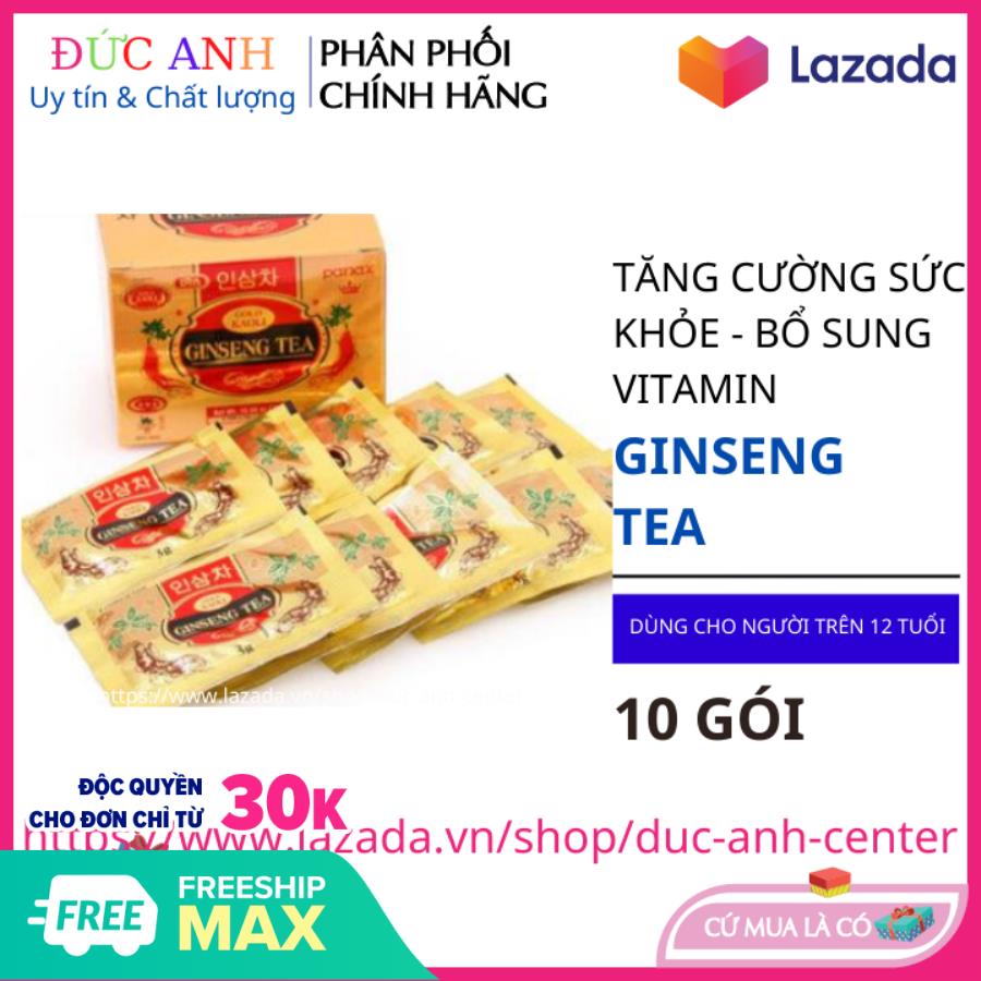 10 gói trè sâm Gingseng tea hàn Quốc mỗi gói 3 gam