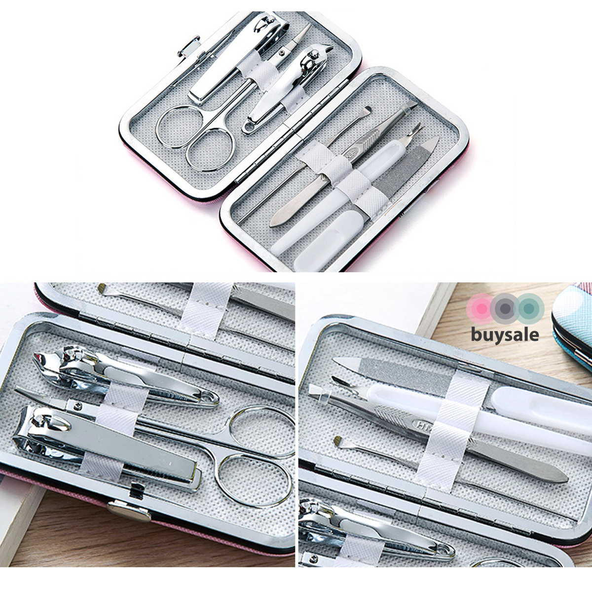 [HCM]Hộp dụng cụ chăm sóc móng tay 7 món - buysale - BSPK113