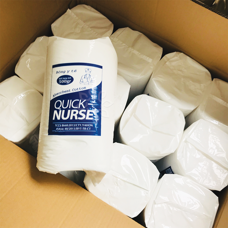 Bông gòn y tế QUICK NURSE 1 KG