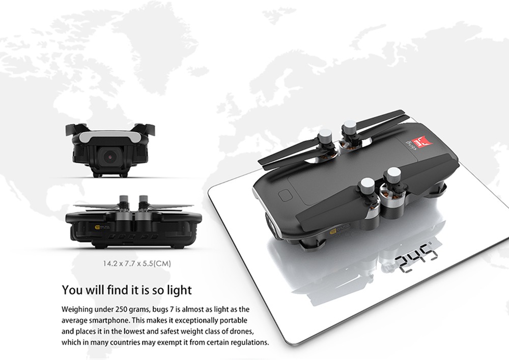 Flycam MJX Bugs 7 - 1 pin - Bảo hành 3 tháng