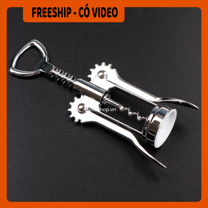 Dụng cụ khui rượu - Dụng cụ khui rượu vang đa năng 16x5.5x3.5cm - Dụng cụ khui rượu vang đa năng chịu nhiệt tốt