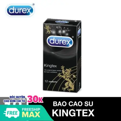 [HCM]Bao cao su Durex Kingtex 12 bao / hộp