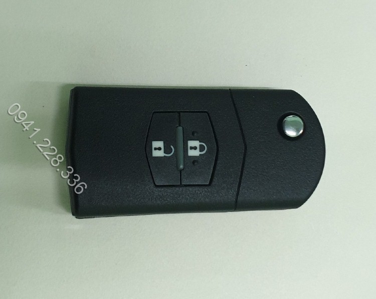 Vỏ chìa khóa (remote) gập cho xe Mazda 3, Mazda 6 (2 nút)