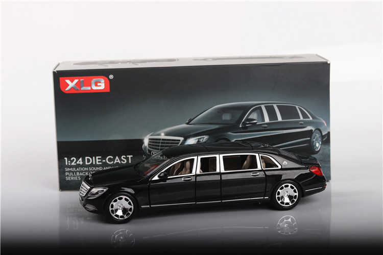 Ô tô Mô hình Mercedes Maybach S650 Pullman Tỉ lệ 1:24