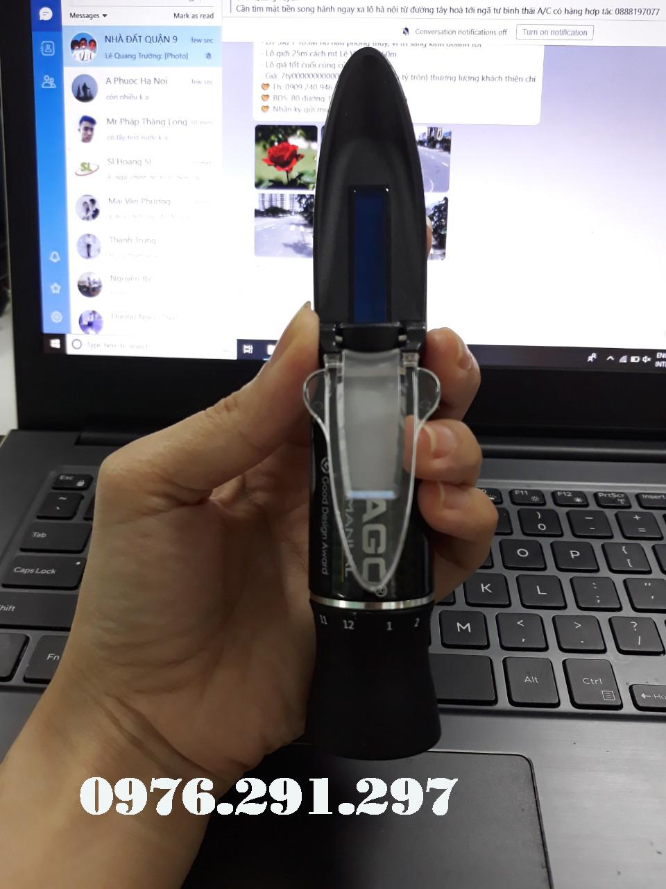 [HCM]Khúc xạ đo độ mặn Master S28M