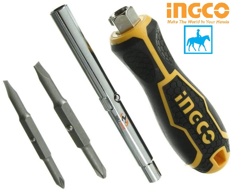 Tuốc Nơ Vít 6 đầu Đa Năng 6 in 1 Screwdriver Set TOTAL INGCO AKISD0608