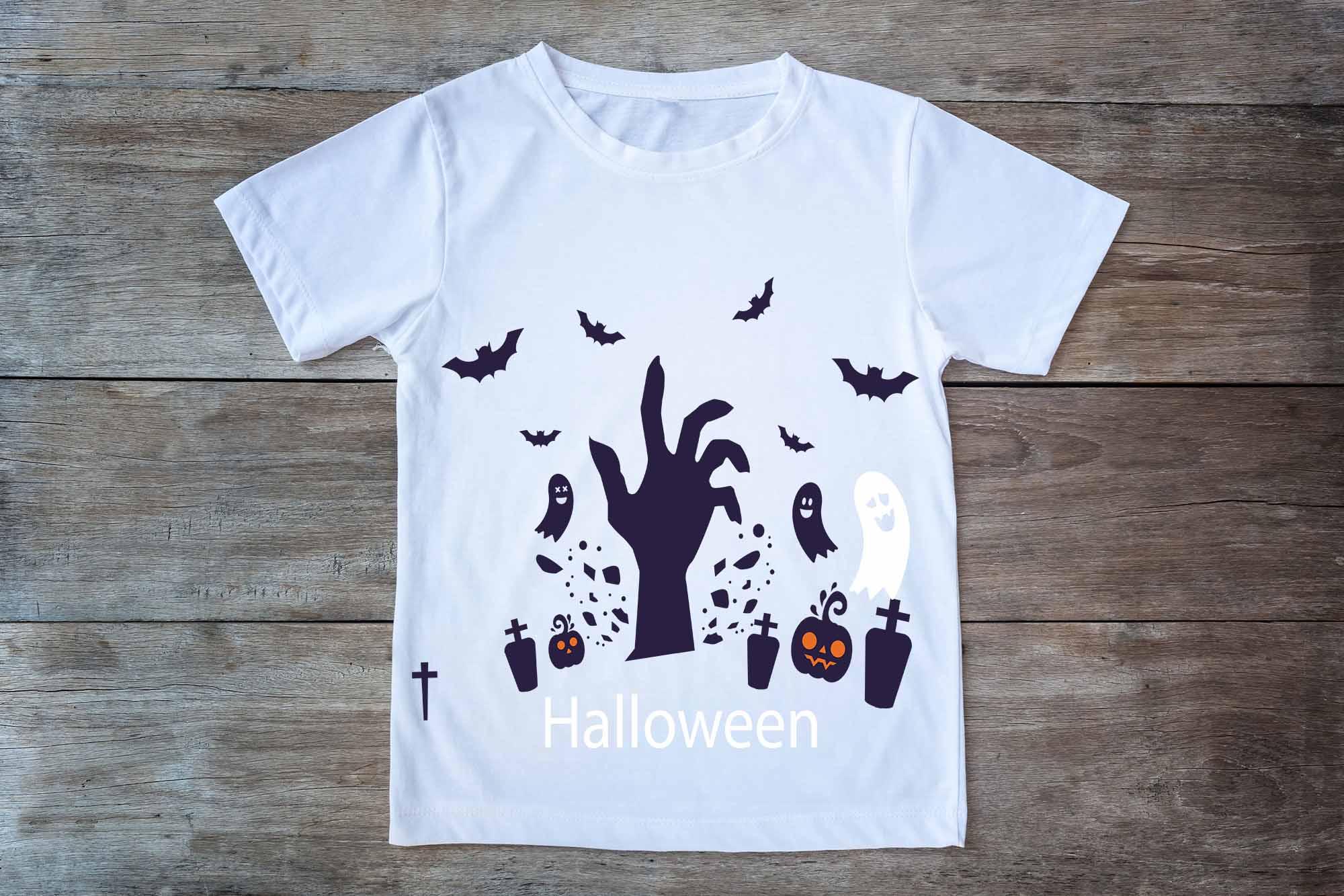 Áo thun in hình ma trong Haloween