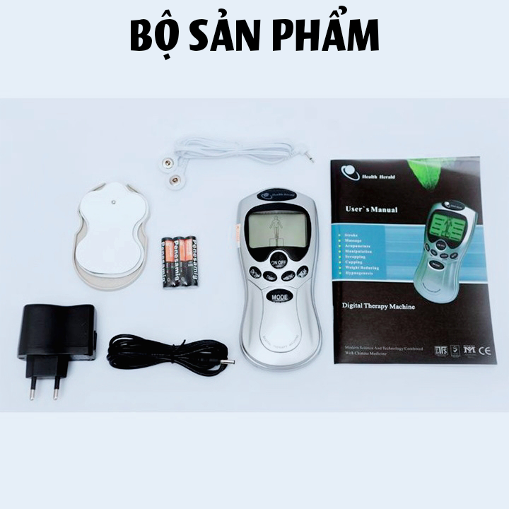 Máy mát-xa xung điện trị liệu 4 miếng dán