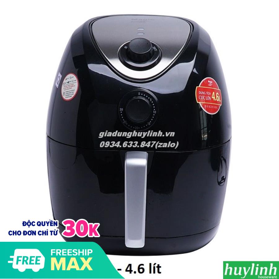 Nồi chiên không dầu Magic Korea A78 New - Dung tích 4.6 lít - công suất 1400W