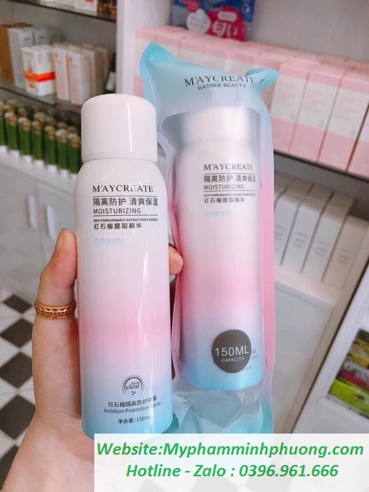 Chai Xịt Chống Nắng Và Làm Trắng Da Tức Thì Maycreate