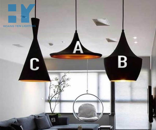 Đèn thả: Đèn trang trí cho quán cafe.