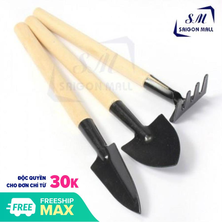 [HCM]Bộ cuốc xẻng mini trồng cây cảnh bộ dụng cụ làm vườn mini nhỏ xinh ...