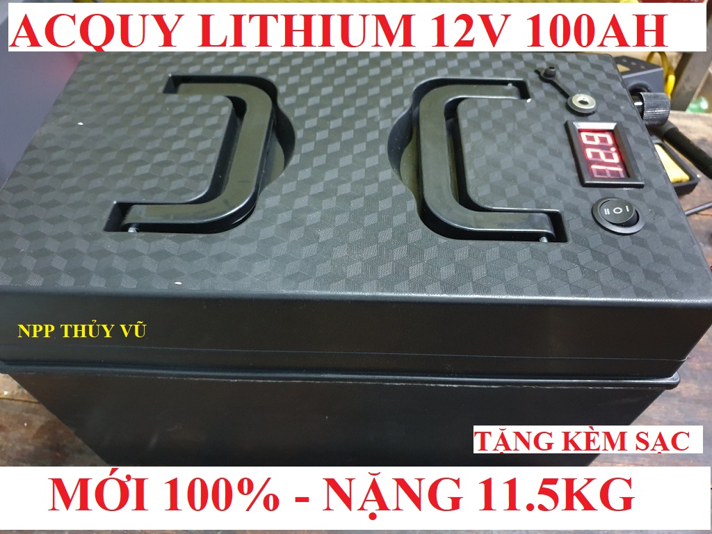 Bình acquy Lithium 12V 100AH