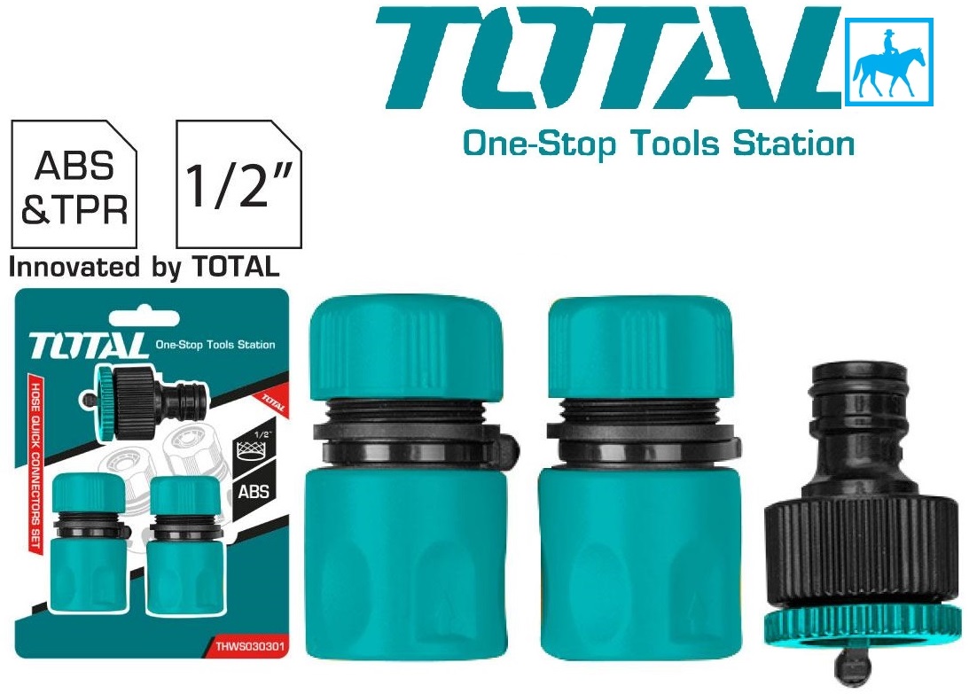 Bộ 3 Khớp Nối ống nước mềm máy xịt rửa TOTAL THWS030301