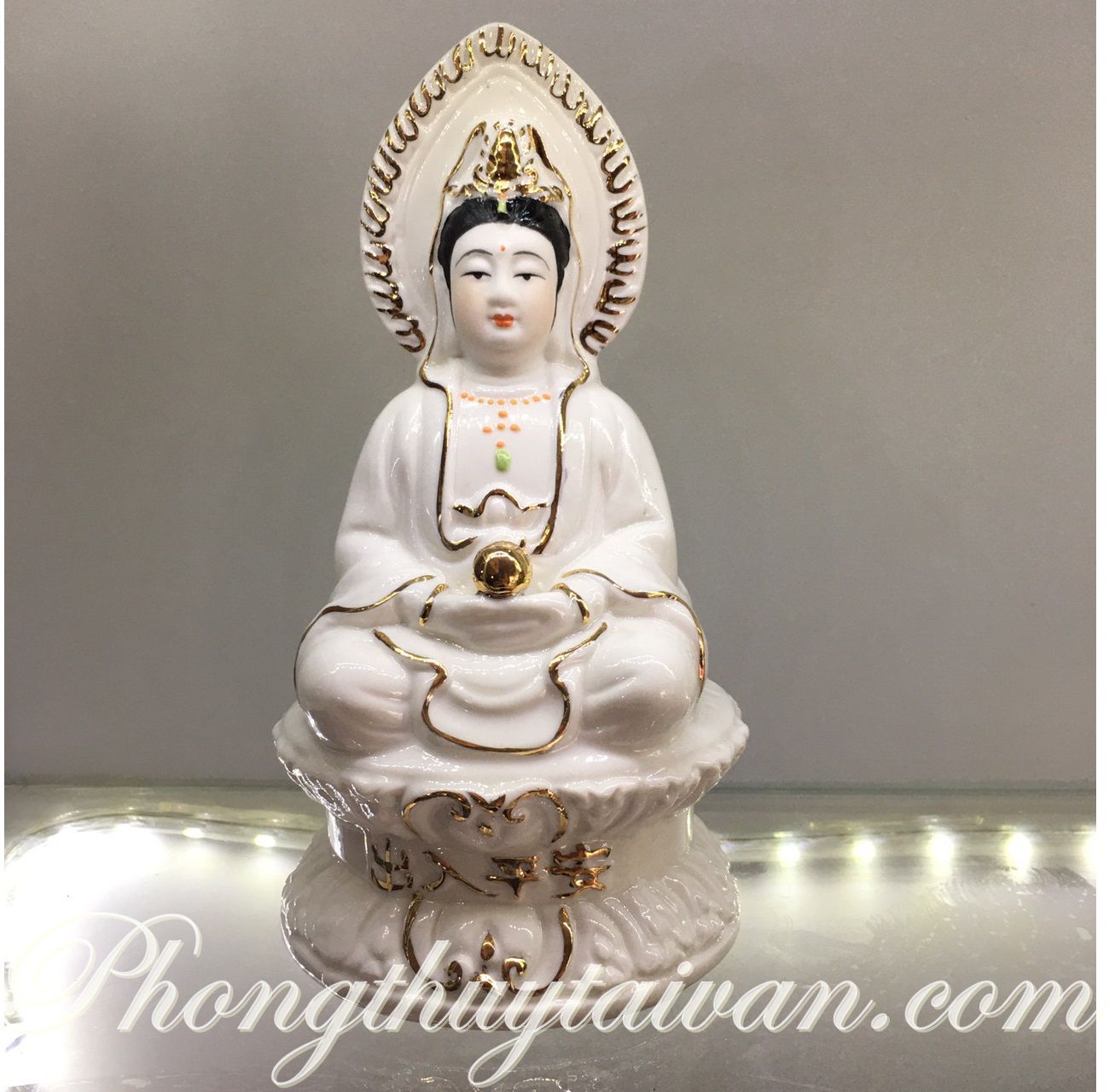 Tượng Quan Âm Để Xe Ô Tô (2 mặt)