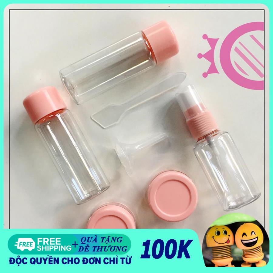 Bộ chiết mỹ phẩm du lịch 5 món tiện lợi