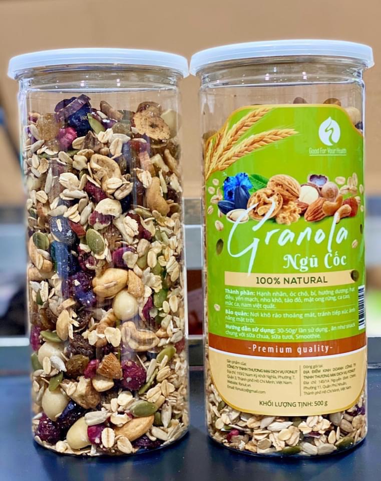 Ngũ cốc Granola cao cấp - 500g