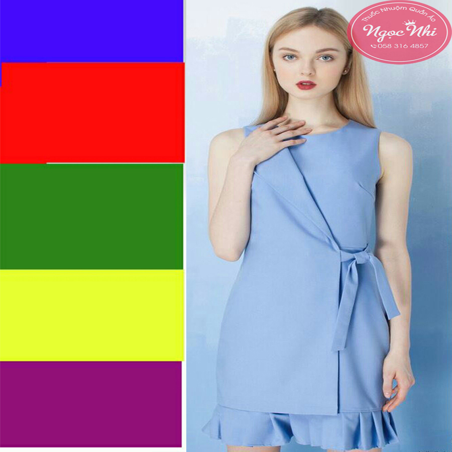 Thuốc Nhuộm Quần Áo Màu Xanh Biển