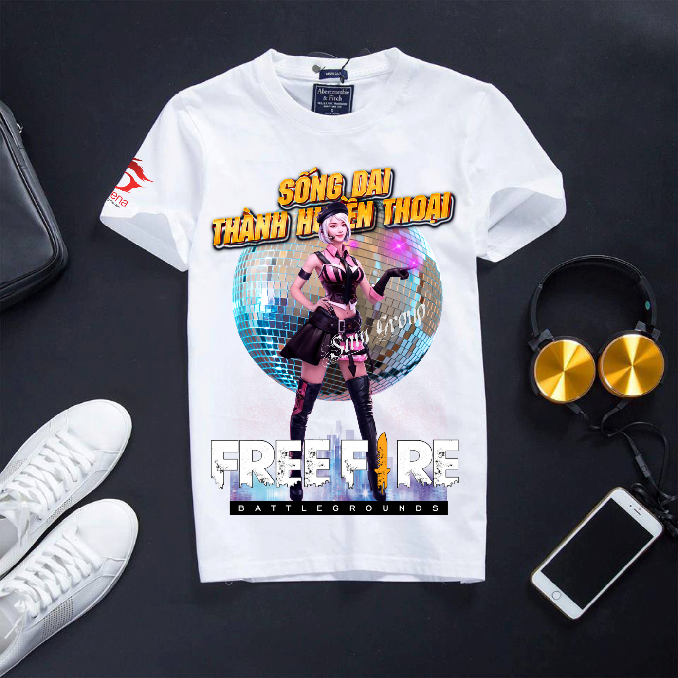 [Siêu hot] Áo thun in hình Free Fire giá siêu sock Kapellla