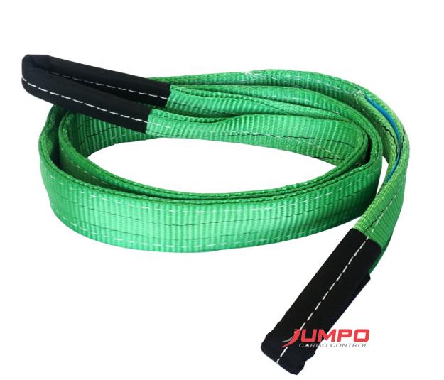 Dây cáp vải cẩu hàng dẹp 2 đầu mắt 2 tấn  6:1