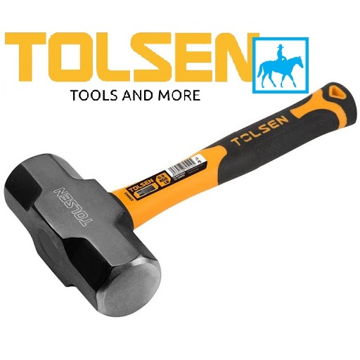 Búa Tạ Thép Đầu lục giác Cán Nhựa Lõi Thép 1000g 2LB TOLSEN 25043