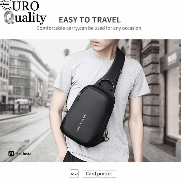 Euro Quality - Túi đeo chéo Black Man Mark Ryden 2019