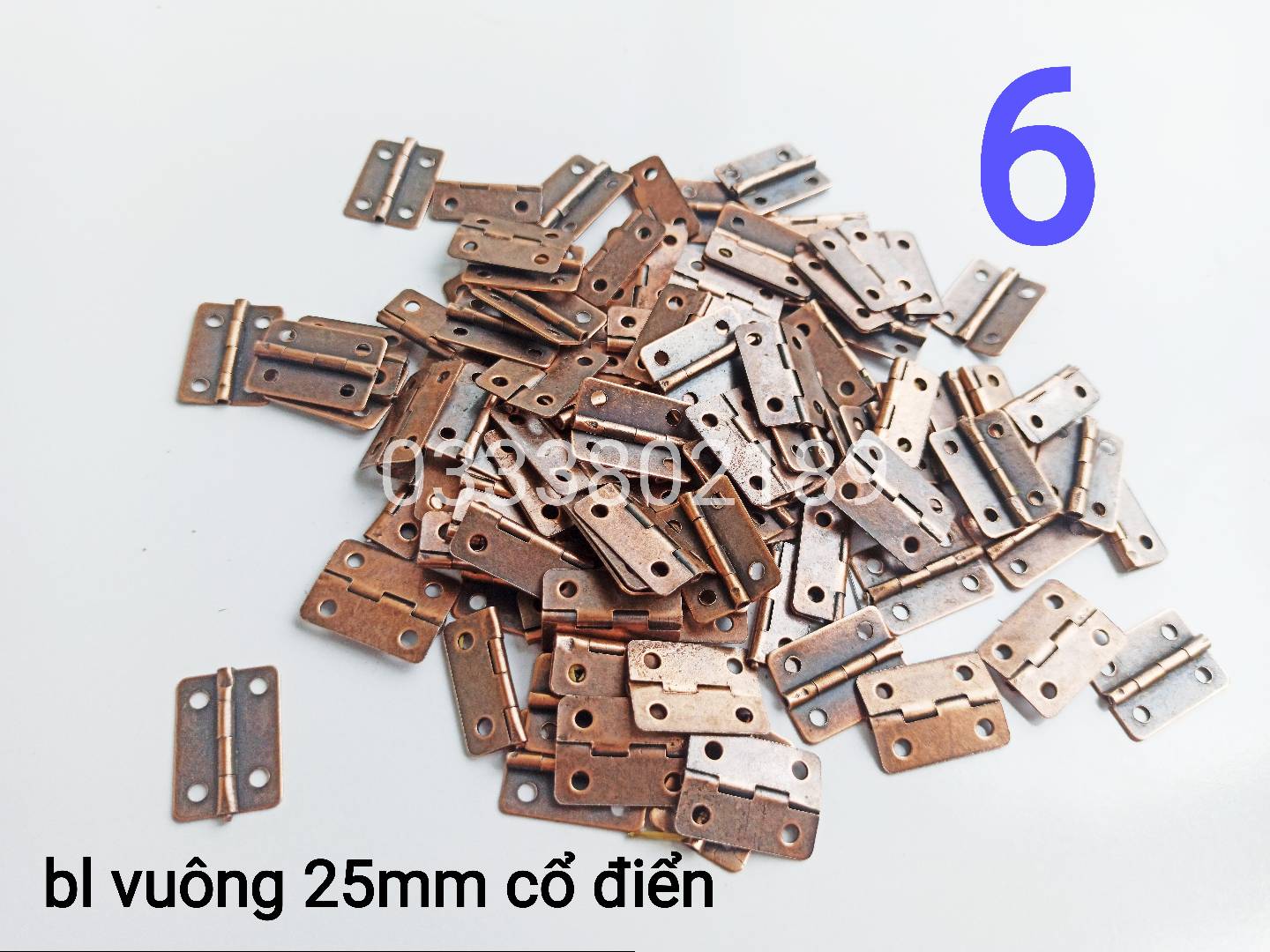 [Hcm]Set of 10 Mini Hinges.