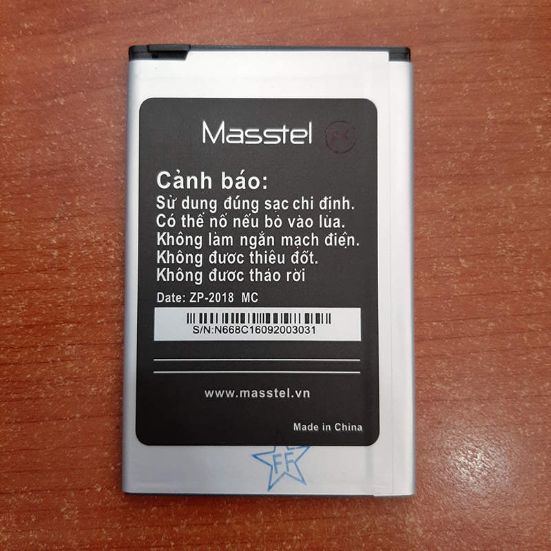 Pin điện thoại Masstel N668 Zin