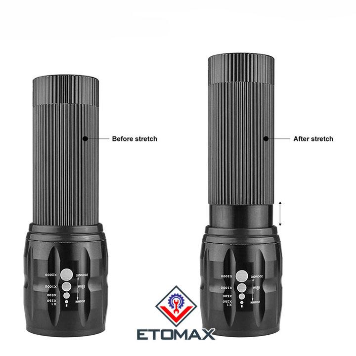 Đèn pin mini zoom 3W
