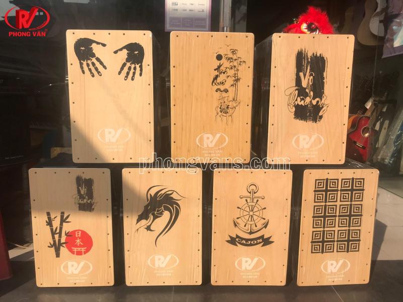 TRỐNG CAJON IN KHẮC HÌNH ĐỘC LẠ
