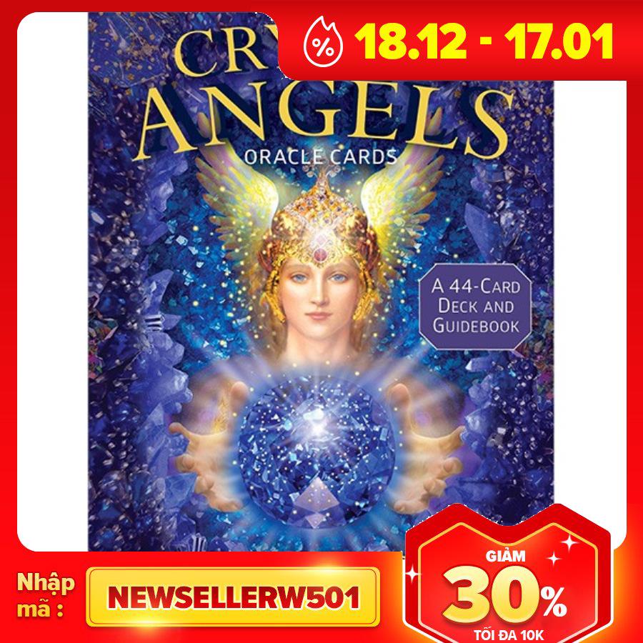 Bộ crystal angels oracle l4 card deck cao cấp đẹp