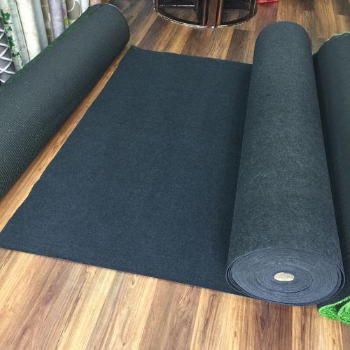 [HCM]Thảm nỉ trải sàn màu đen - 1m²