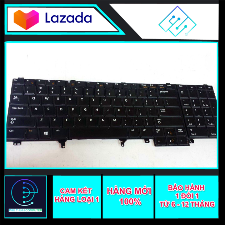 Bàn phím laptop dành cho dell latitude e6520 e6530 e6540