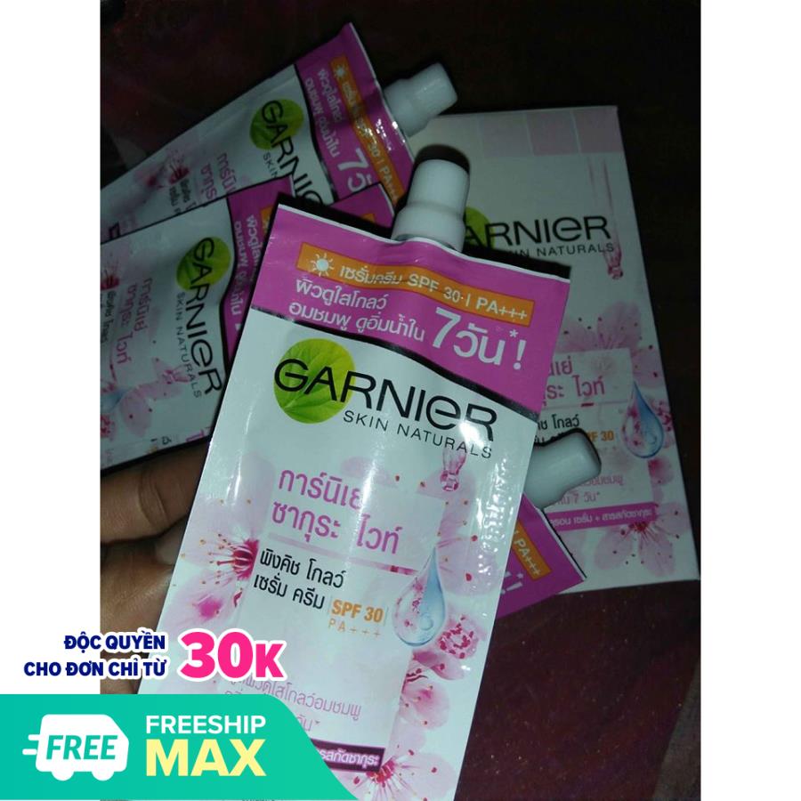gói garnier 7ml trong bộ nám túi thái lan