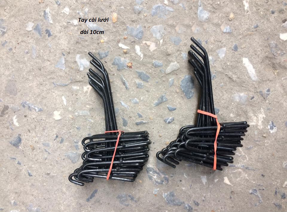 Combo 10 móc treo đồ (móc cài lưới, tay cài)