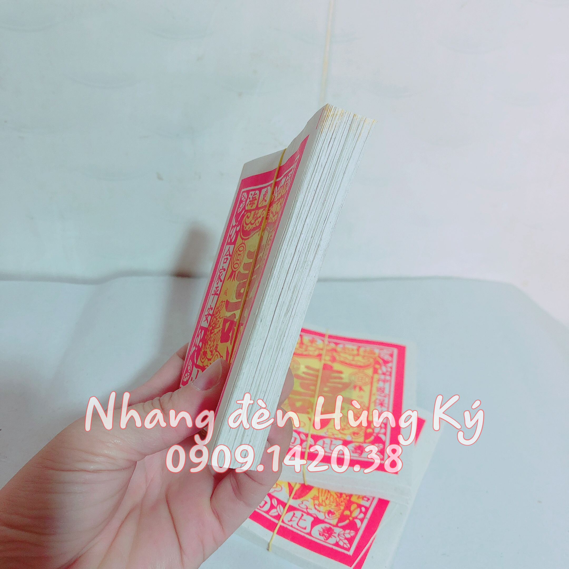 Giấy cúng sầu cấm trung 1 dây gồm 10 xấp