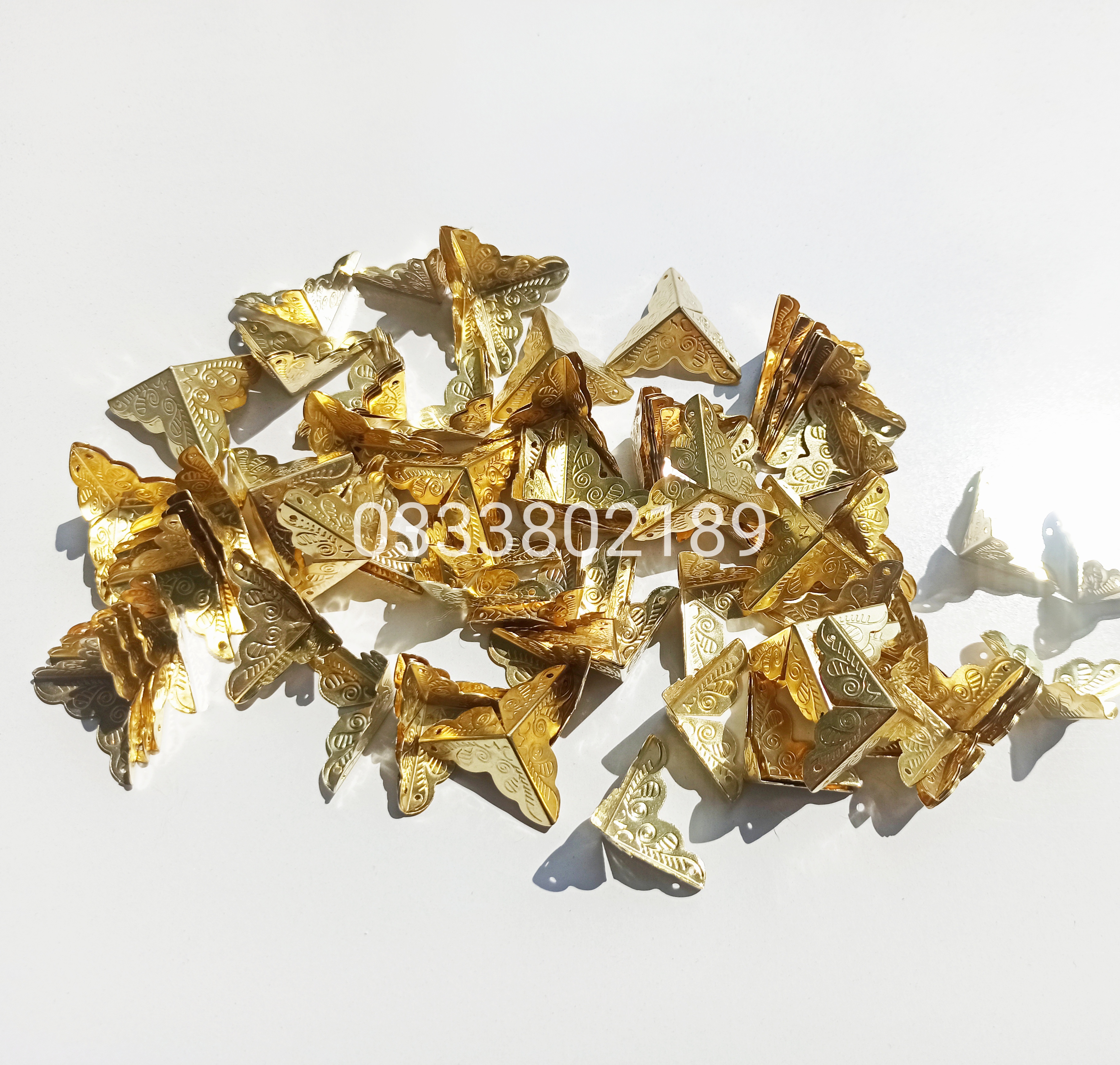 [HCM]kèm đinh. ốp góc hộp vuông 25mm (8 cái)