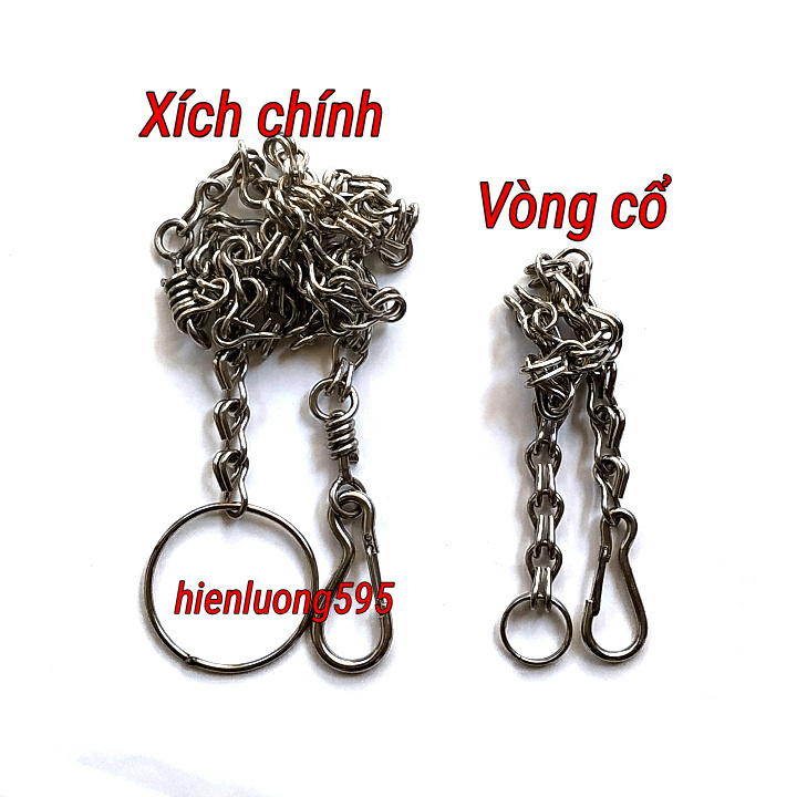 Xích chó inox size đại